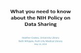 NIH Data Sharing Plan Workshop - Slides