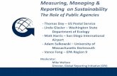 Measuring, Managing & Reporting - Public Agency Activity Jan 2013