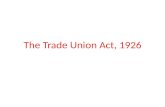 Trade union act  sg