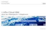 Offre Cloud IBM pour Hébergeurs et Infogéreurs