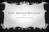 Gst registration