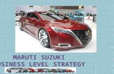 Maruti suzuki business level strategy