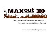 Wakeboard Coaching Proposal- UWC