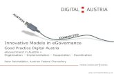 Innovative Models in eGovernance - Good Practice Digital Austria