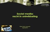 Social media: juridische aspecten april 2014