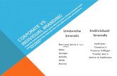 Umbrella Branding vs Individual Branding