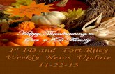 1 ID and Fort Riley Weekly News Update  11 22-13