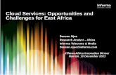 Cloud Services: Opportunities & Challenges for East Africa