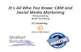SocialCRM - It's all about who you know