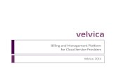 Velvica - Billing and Management Platform for Cloud Service Providers