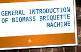 General Introduction Of Biomass Briquette Machine