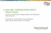 The A to Z of Sending a Targeted Appeal with Blackbaud NetCommunity - BBNC Boot Camp series