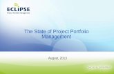 The State of Project Portfolio Management   August, 2013