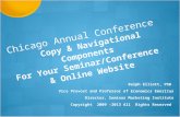 Website Copy Components For Seminar, Conference, & Online Conversions
