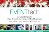 Google Hangouts: Tips, Troubleshooting and Best Practices