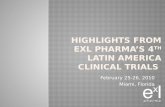 Highlights from  ExL Pharma's 4th Latin America Clinical Trials
