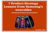 7 Product Strategy Lessons from Samsung's Wearables