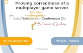 Proving correctness of a multiplayer game server