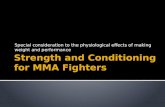 Strength and Conditioning for MMA