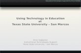 Educational Technologies at Texas State University