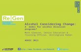Alcohol: Considering Change: a model for alcohol diversion programs?