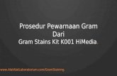Prosedur Pewarnaan Gram dari Gram Staining Kit HiMedia K001