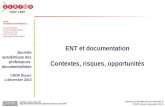 ENT et documentation Contextes, risques, opportunités. Gérard Puimatto