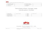 WCDMA RNO Single Site Verification Guide
