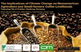 The implications of climate change for agriculture in Mesoamerica and the livelihoods of smallholder coffee farmers.