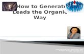 How To Generate Leads The Organic Way