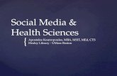 Social media & health sciences presentation v2