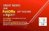 FotOffer - an extra special Gift Voucher for your studio photoshoot!