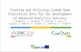 Creating and Utilizing Linked Open Statistical Data for the Development of Advanced Analytics Services