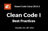 Clean Code I - Best Practices