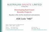 Australian Bauxite Limited- Resources & Energy Symposium 2012