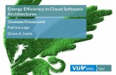 Energy Efficiency in Cloud Software Architectures - ICT.OPEN 2013