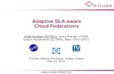 Adaptive SLA-awareCloud Federations