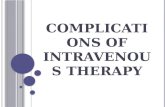 Complications of Intravenous Therapy
