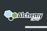 Alchemy CMS: First User Group (Berlin)