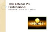 The Ethical Public Relations Professional