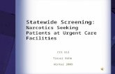Statewide Narcotics Screening Project