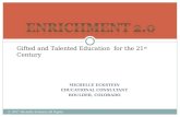Enrichment 2.0 Gifted Education For The 21st Century