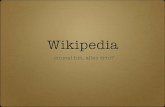Wikipedia: Einmal hin, alles drin?