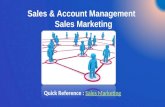 Sales & Account Management | Sales Marketing