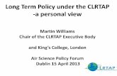 Long Term Policy under the CLRTAP: a personal view - Martin Williams