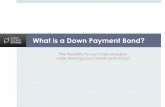 What is a down payment bond?