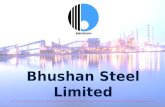 bhushan steel ppt final