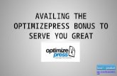 What You Can Get with an OptimizePress Bonus