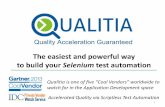 Qualitia - The easiest and powerful way to build your Selenium test automation