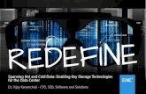 Spanning Hot and Cold Data: Enabling Key Storage Technologies for the Data Center
